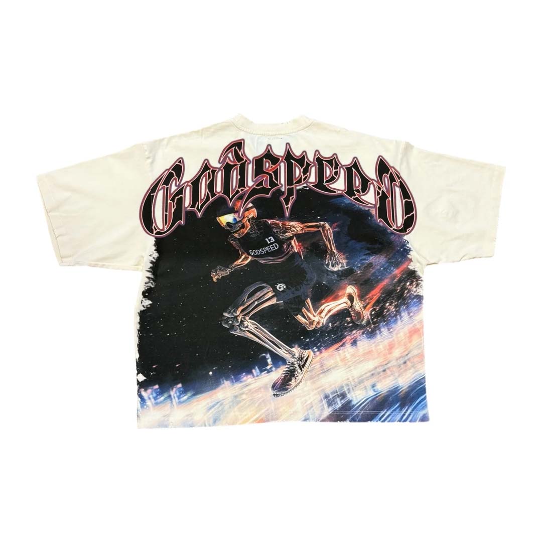 Godspeed Run Club Bone Tee by Godspeed - NWAHype 1 for streetwear T-Shirts in USA
