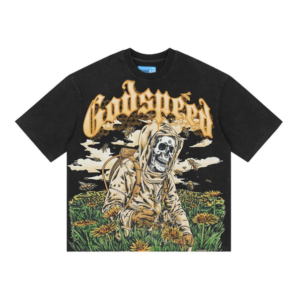 Godspeed Save The Bees II Black Tee by Godspeed - NWAHYPE No.1 for streetwear T-Shirts in USA
