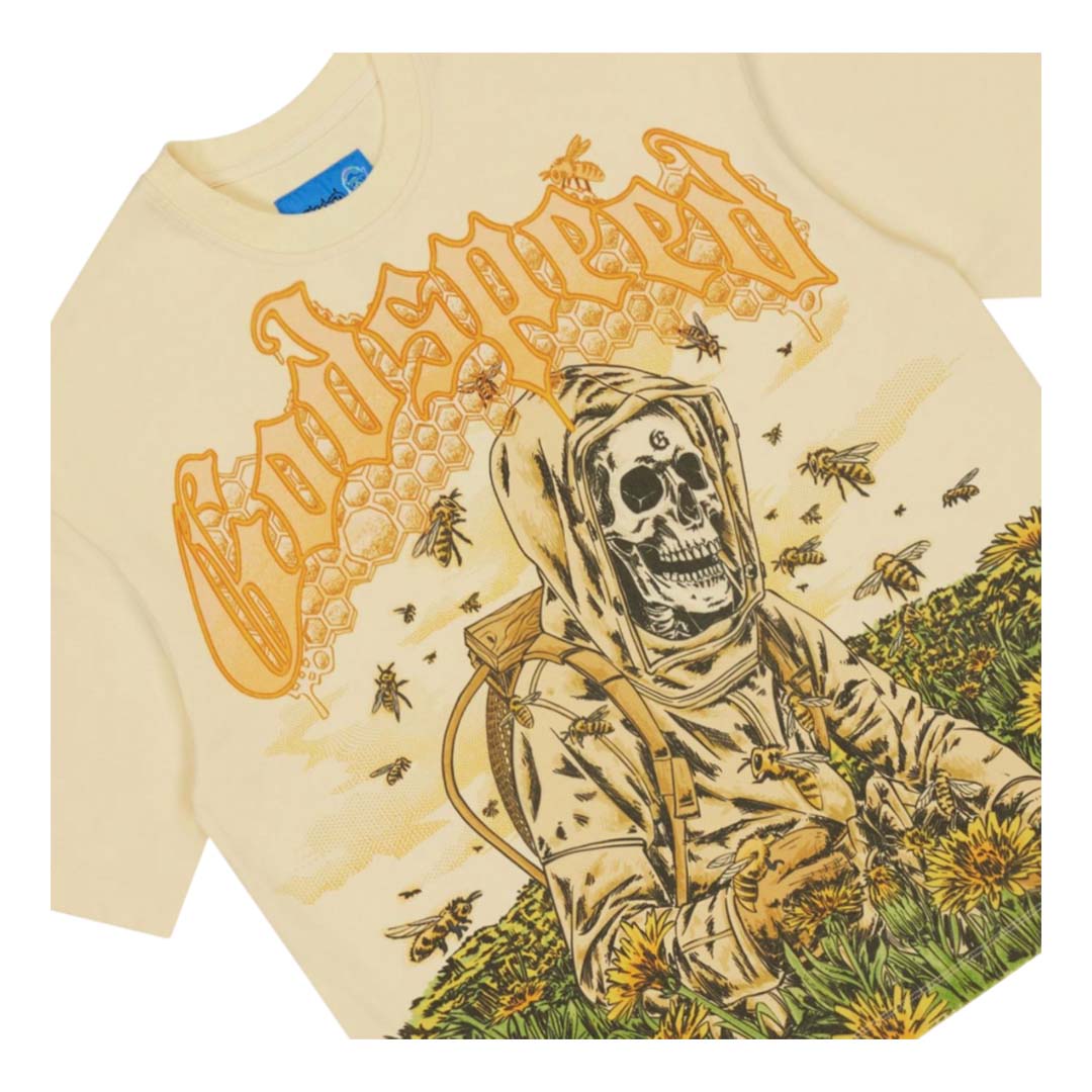 Godspeed Save The Bees II Bone Tee by Godspeed - NWAHYPE No.1 for streetwear T-Shirts in USA