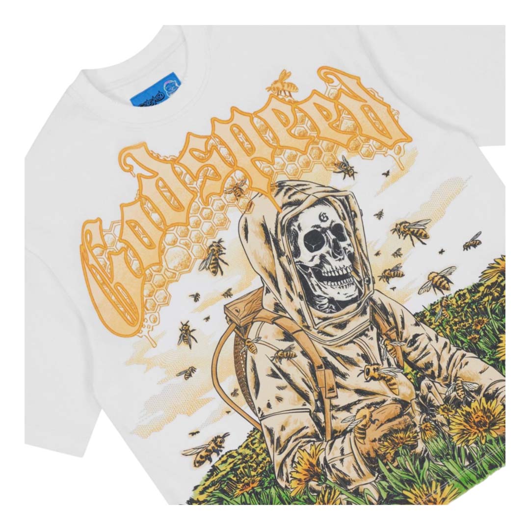 Godspeed Save The Bees II White Tee by Godspeed - NWAHYPE No.1 for streetwear T-Shirts in USA