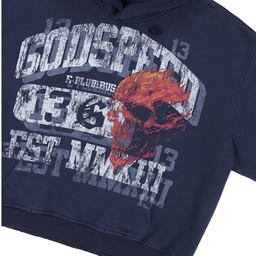 Godspeed Seeing Double Hoodie Blue by NWAHype - NWAHype No.1 for streetwear Hoodies in USA