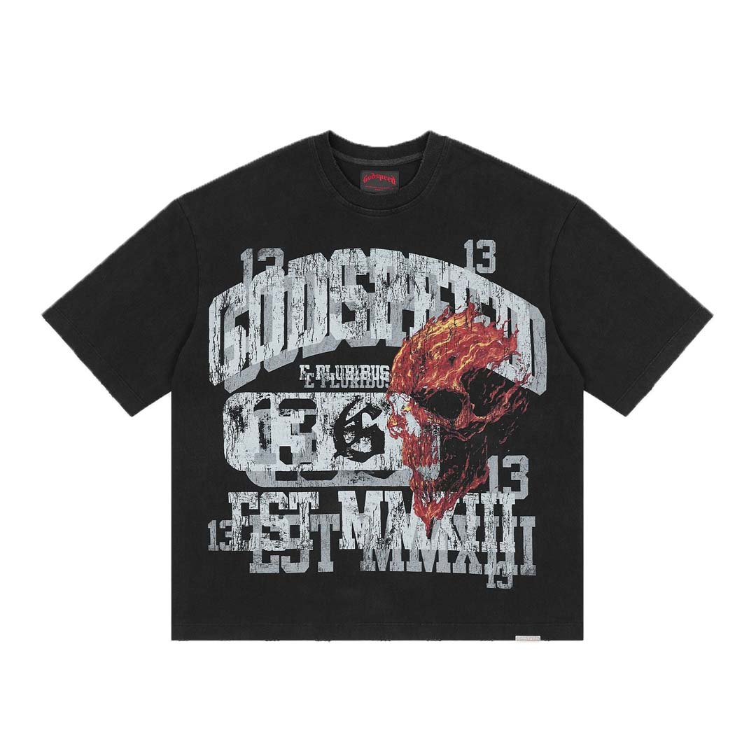 Godspeed Seeing Double Tee Black by Godspeed - NWAHype No.1 for streetwear T-Shirts in USA