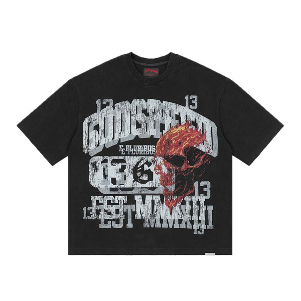 Godspeed Seeing Double Tee Black by Godspeed - NWAHype No.1 for streetwear T-Shirts in USA