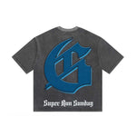 Godspeed Showroom Miami Superrun Tee Grey Wash by Godspeed - NWAHype No.1 for streetwear T-Shirts in USA