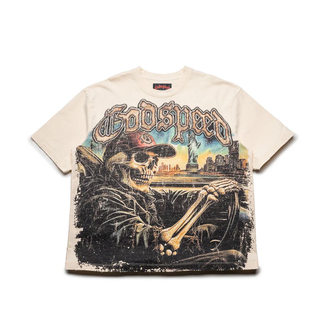 Godspeed Sightseeing Bone Tee by Godspeed - NWAHYPE No.1 for streetwear T-Shirts in USA