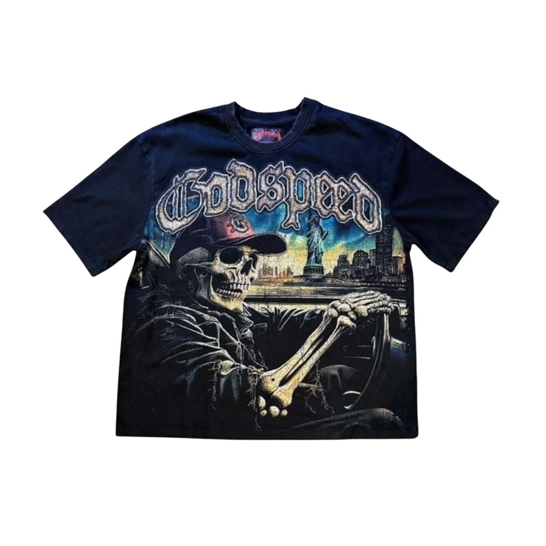 Godspeed Sightseeing Tee Black by Godspeed - NWAHype No.1 for streetwear T-Shirts in USA