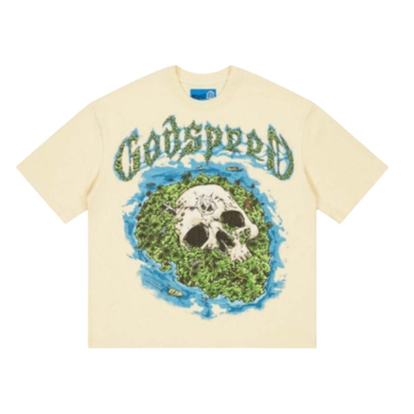 Godspeed Skull Island 2.0 Tee Bone by Godspeed - NWAHYPE No.1 for streetwear T-Shirts in USA