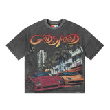 Godspeed South Beach Drive Miami Superrun Grey Wash Tee by Godspeed - NWAHype No.1 for streetwear T-Shirts in USA