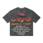 Godspeed South Beach Drive Miami Superrun Grey Wash Tee by Godspeed - NWAHype No.1 for streetwear T-Shirts in USA