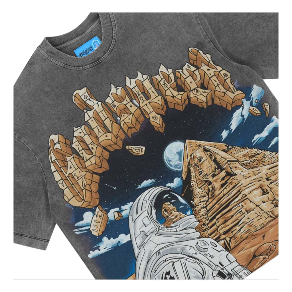 Godspeed Sphinx Guardian Grey Wash Tee by Godspeed - NWAHYPE No.1 for streetwear T-Shirts in USA