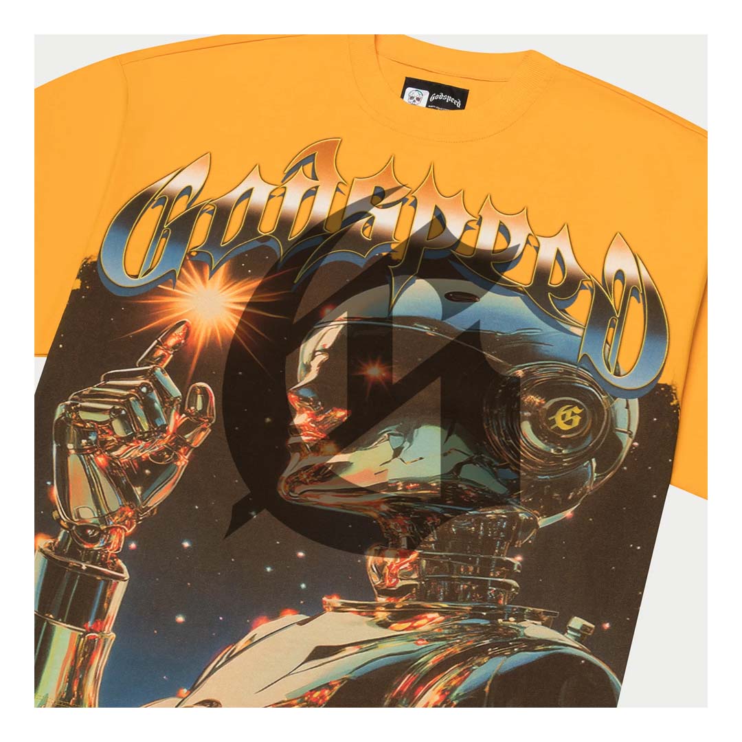 Godspeed Sputnik Tee Yellow by Godspeed - NWAHype 1 for streetwear T-Shirts in USA