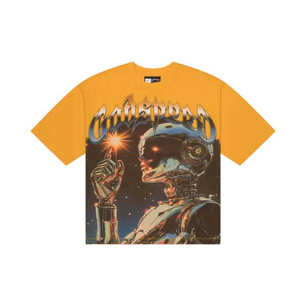 Godspeed Sputnik Tee Yellow by Godspeed - NWAHype 1 for streetwear T-Shirts in USA