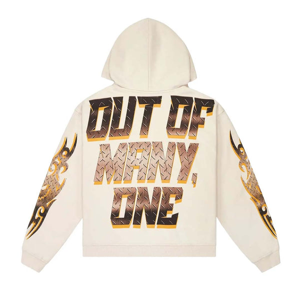 Godspeed Steel Sharpens Steel Hoodie Bone by Godspeed - NWAHYPE No.1 for streetwear Hoodies in USA