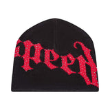 Godspeed Studded Beanie Black Red by Godspeed - NWAHype 1 for streetwear Beanies in USA