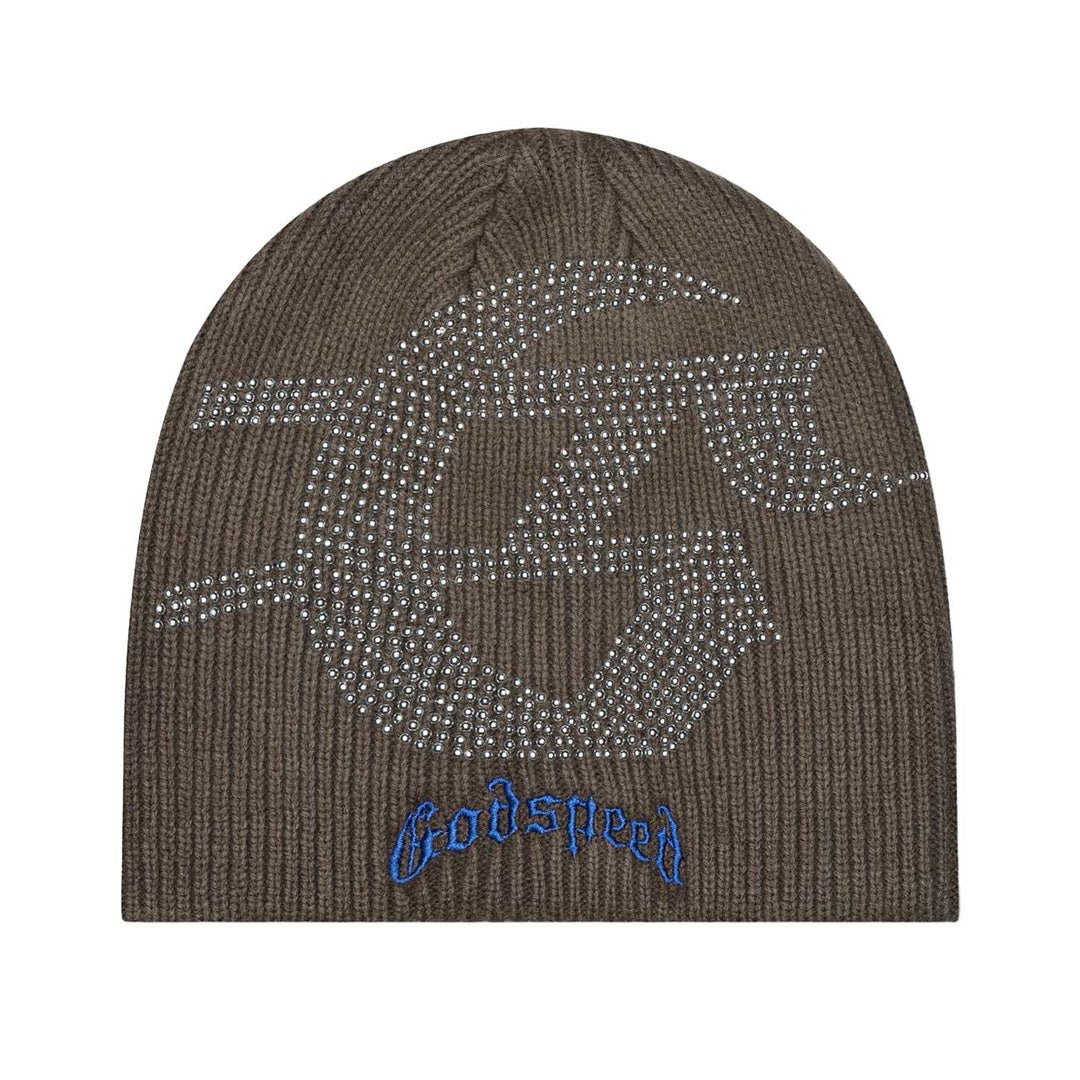 Godspeed Studded Beanie Olive/Blue by Godspeed - NWAHype 1 for streetwear Beanies in USA