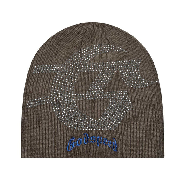 Godspeed Studded Beanie Olive/Blue by Godspeed - NWAHype 1 for streetwear Beanies in USA