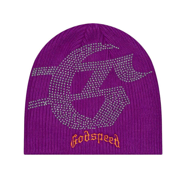Godspeed Studded Beanie Purple by Godspeed - NWAHype 1 for streetwear Beanies in USA