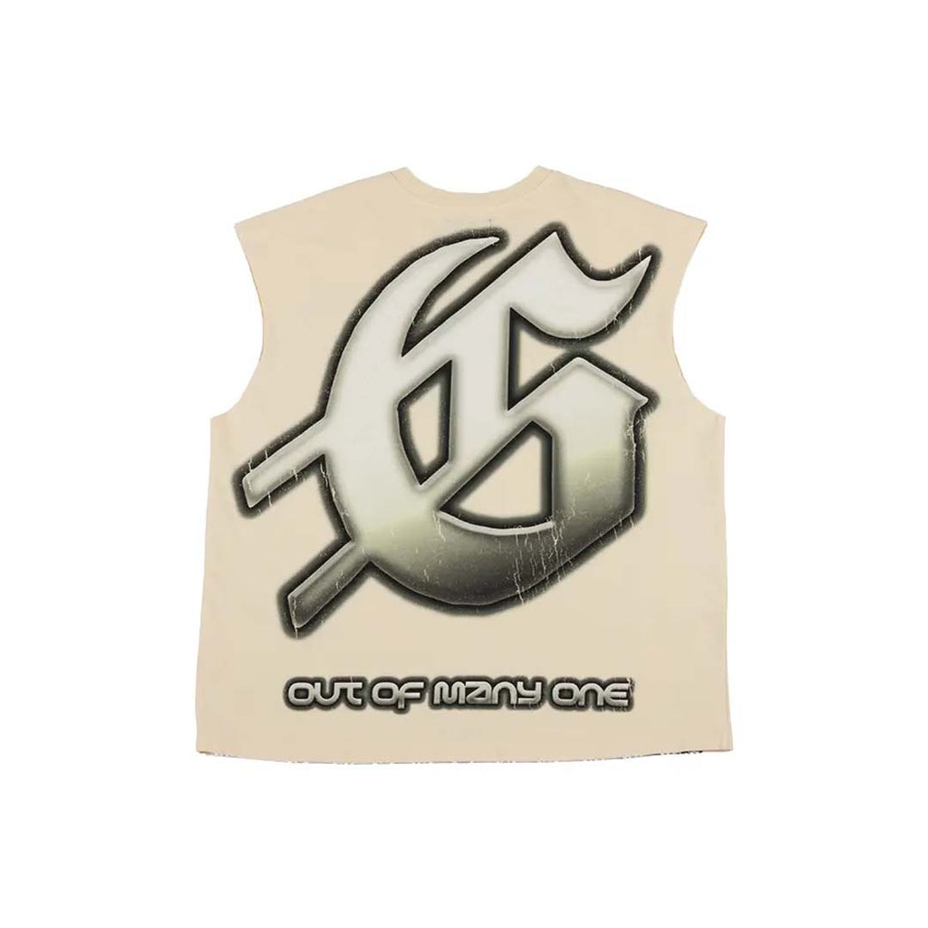 Godspeed Sunken Liberty 2 Sleeveless Tee Bone by Godspeed - NWAHype 1 for streetwear T-Shirts in USA