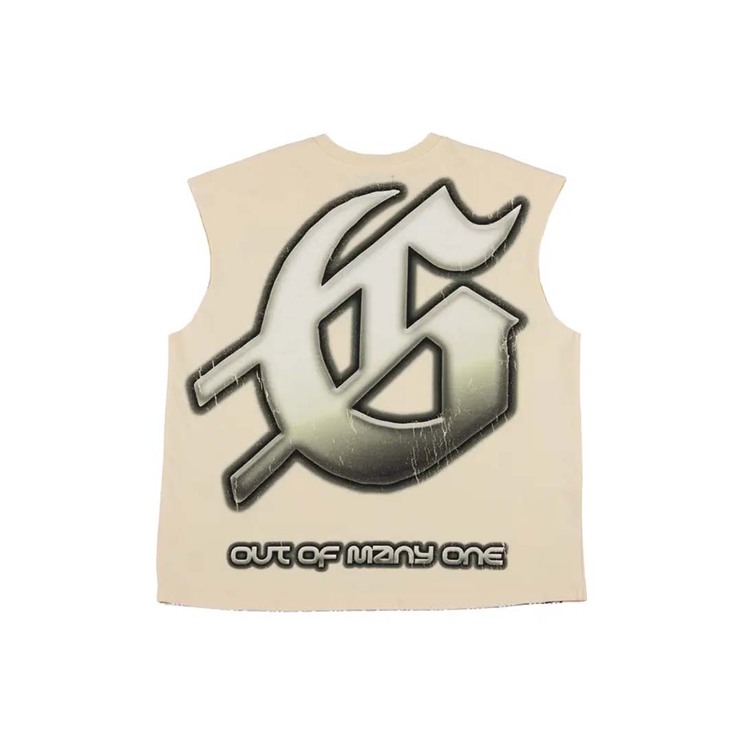 Godspeed Sunken Liberty 2 Sleeveless Tee Bone by Godspeed - NWAHype 1 for streetwear T-Shirts in USA