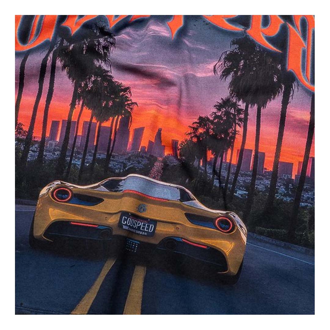 Godspeed Sunset BLVD Tee Black by Godspeed - NWAHype 1 for streetwear T-Shirts in USA