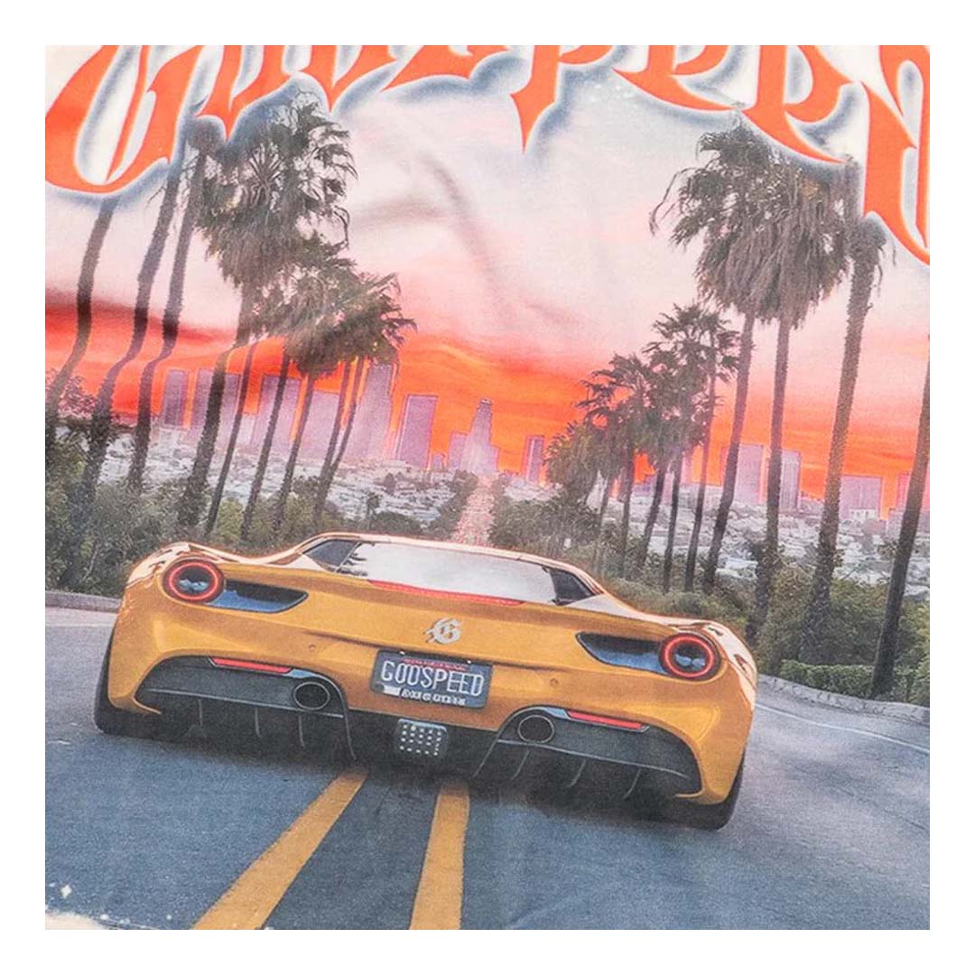 Godspeed Sunset BLVD Tee Cream by Godspeed - NWAHype 1 for streetwear T-Shirts in USA