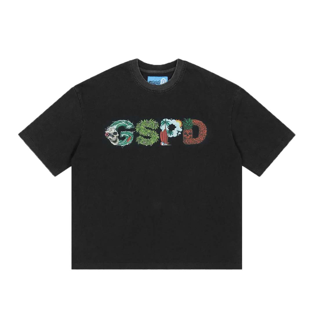 Godspeed Surfs Up Tee Black by Godspeed - NWAHYPE No.1 for streetwear T-Shirts in USA