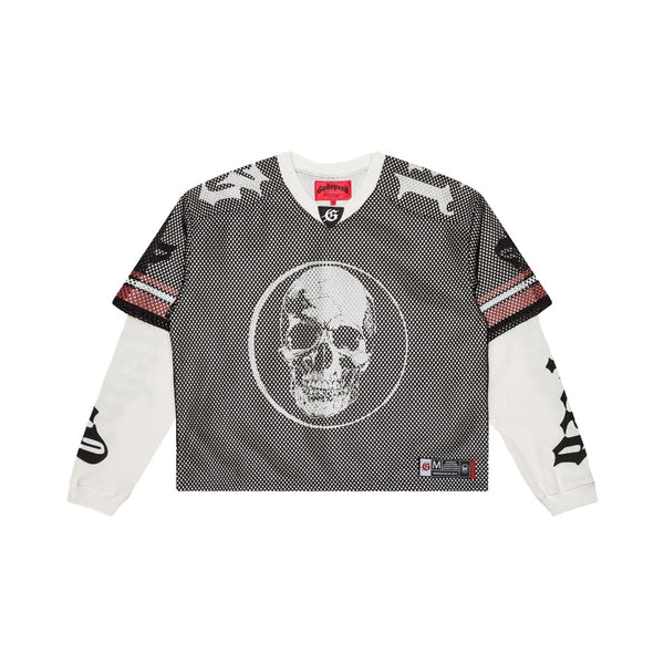 Godspeed TD Layered Jersey Black White Red Long Sleeve by Godspeed - NWAHype 1 for streetwear T-Shirts in USA