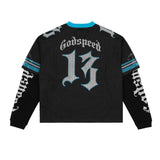 Godspeed TD Layered Jersey Long Sleeve Black Blue White by Godspeed - NWAHype No.1 for streetwear T-Shirts in USA
