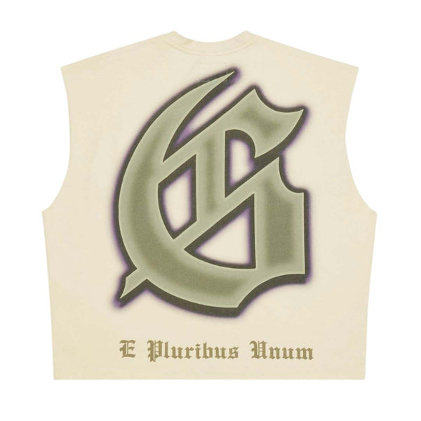 Godspeed The Landing Sleeveless Bone Tee by Godspeed - NWAHYPE No.1 for streetwear T-Shirts in USA