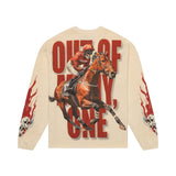 Godspeed Thoroughbred Long Sleeve Tee Bone by Godspeed - NWAHype 1 for streetwear T-Shirts in USA