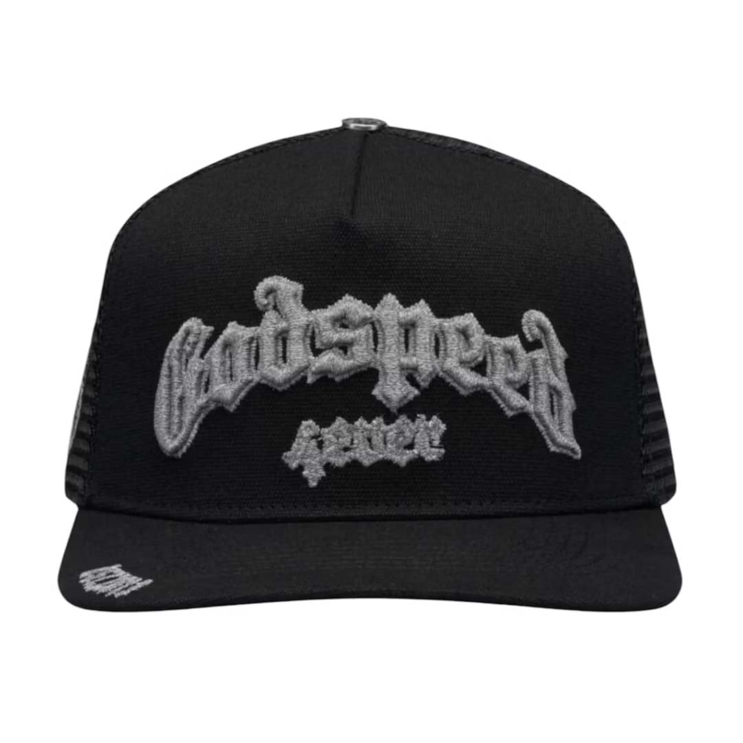 Godspeed Trucker Hat Black 3M Reflective by Godspeed - NWAHype No.1 for streetwear Hats in USA