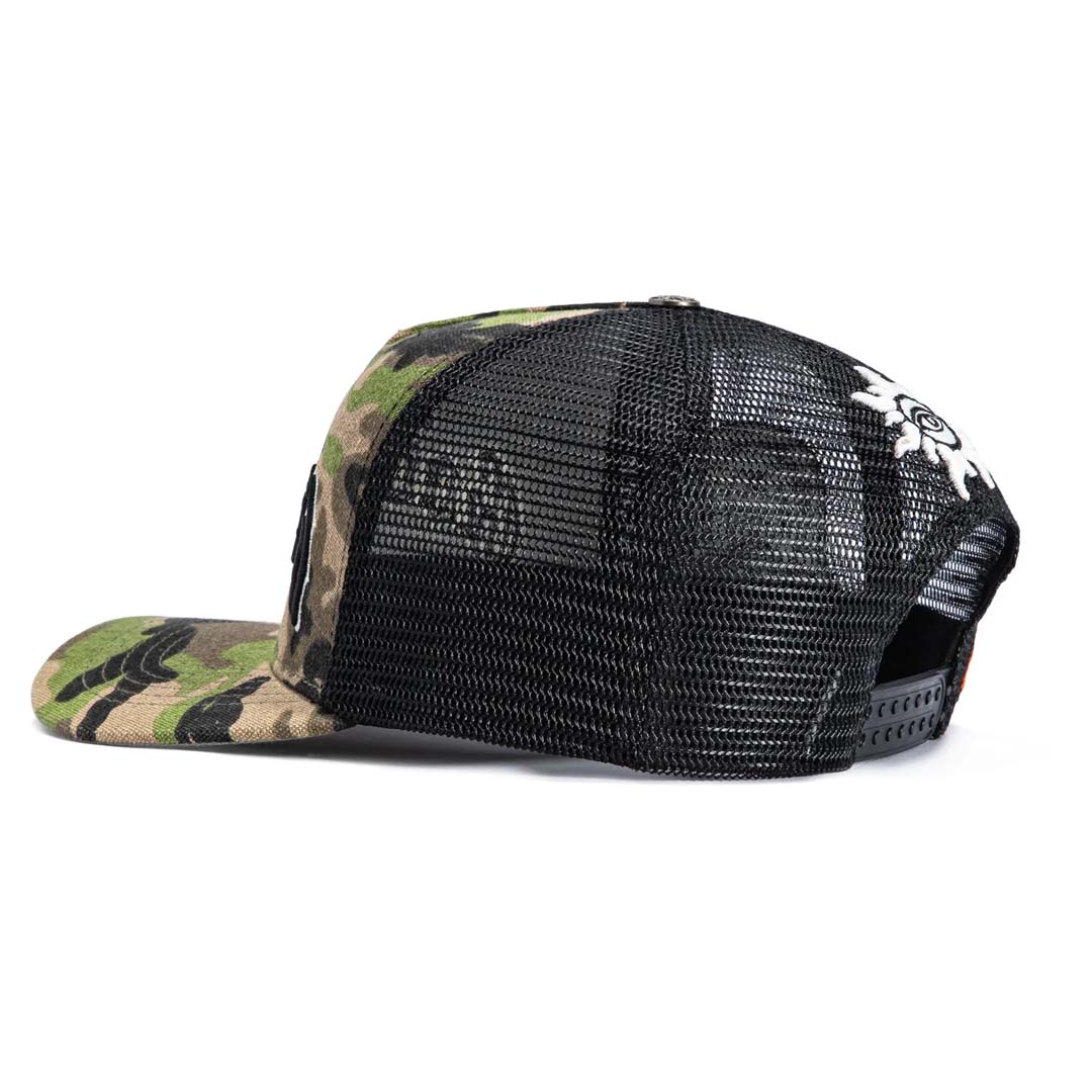 Godspeed Trucker Hat Camo Black by Godspeed - NWAHype No.1 for streetwear Hats in USA