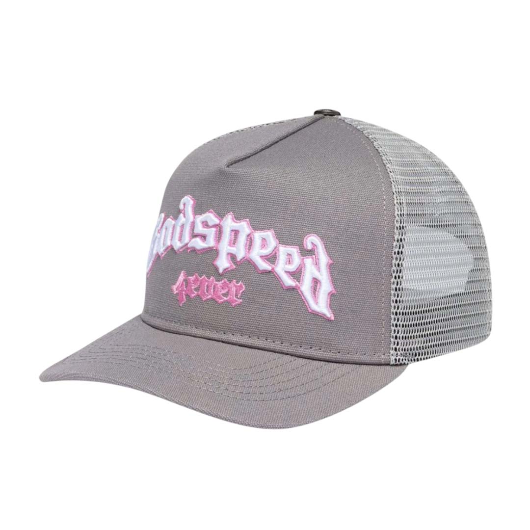 Godspeed Trucker Hat Grey Pink by Godspeed - NWAHYPE No.1 for streetwear Hats in USA