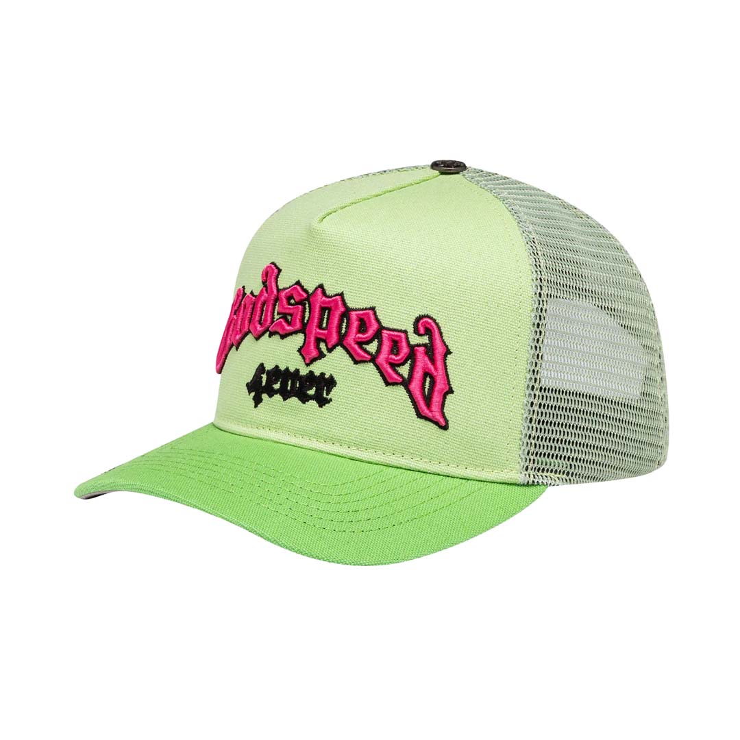 Godspeed Trucker Hat Lime Pink by Godspeed - NWAHype 1 for streetwear Hats in USA
