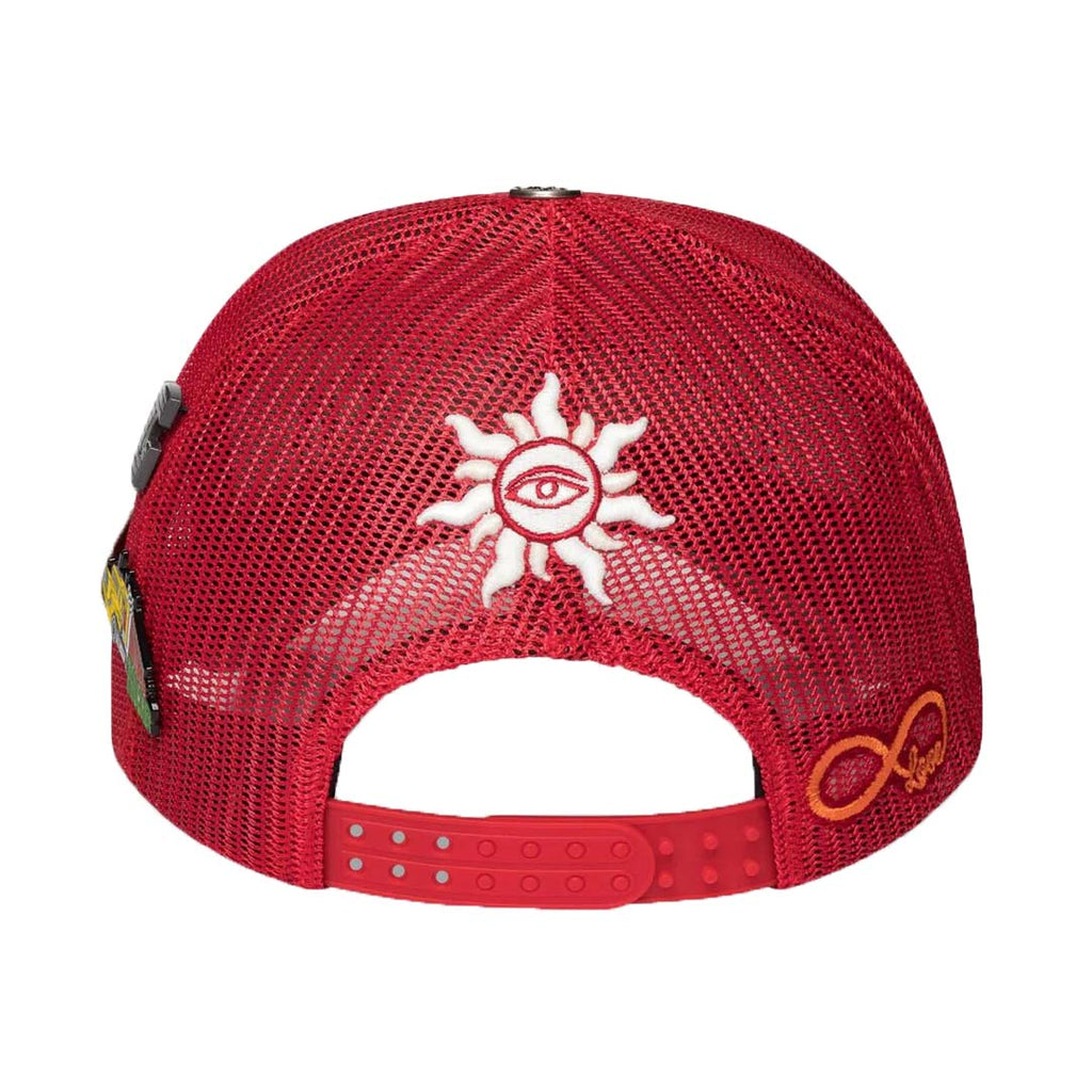 Godspeed Trucker Hat Red Black by Godspeed - NWAHYPE No.1 for streetwear Hats in USA