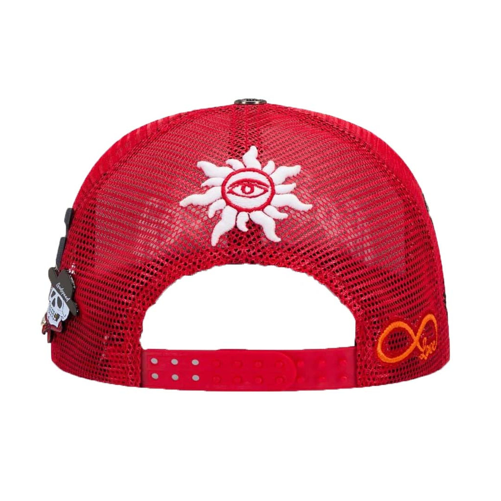 Godspeed Trucker Hat Red White by Godspeed - NWAHYPE No.1 for streetwear Hats in USA