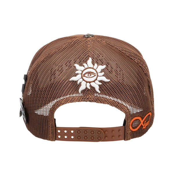 Godspeed Trucker Hat Taupe Brown Black by Godspeed - NWAHype No.1 for streetwear Hats in USA