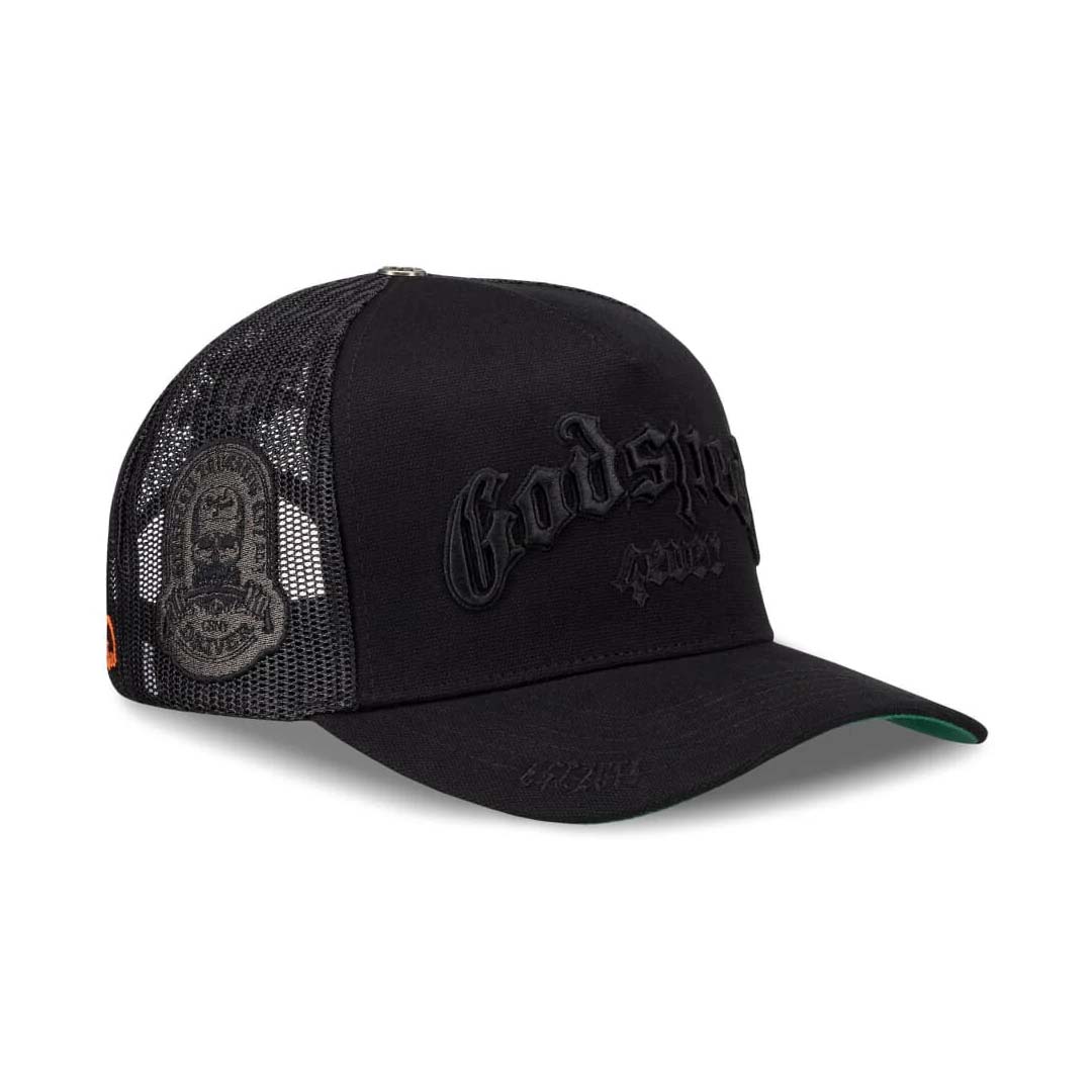 Godspeed Trucker Hat Vanta Black by Godspeed - NWAHype No.1 for streetwear Hats in USA