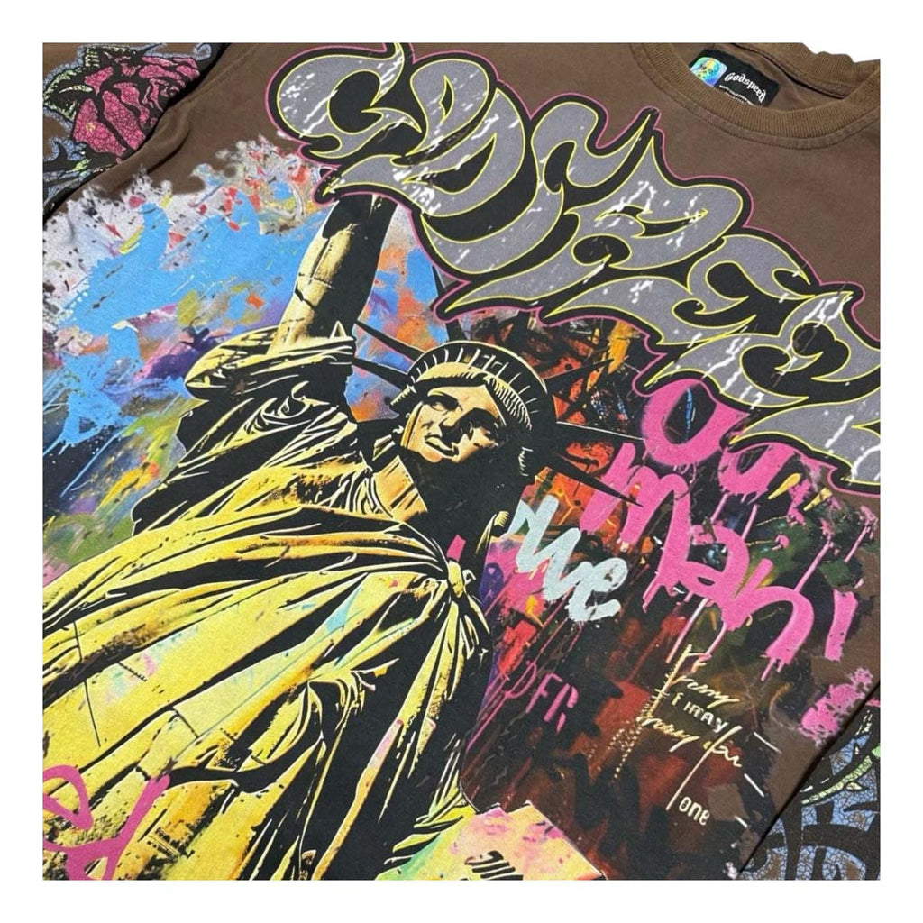 Godspeed Vandal Long Sleeve Tee Mocha Brown by Godspeed - NWAHype 1 for streetwear T-Shirts in USA