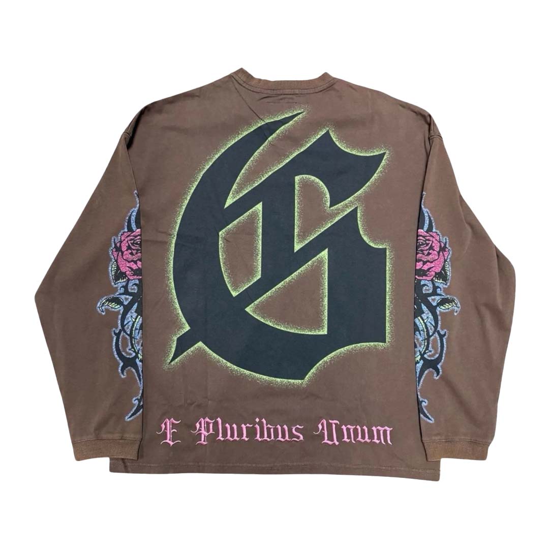 Godspeed Vandal Long Sleeve Tee Mocha Brown by Godspeed - NWAHype 1 for streetwear T-Shirts in USA