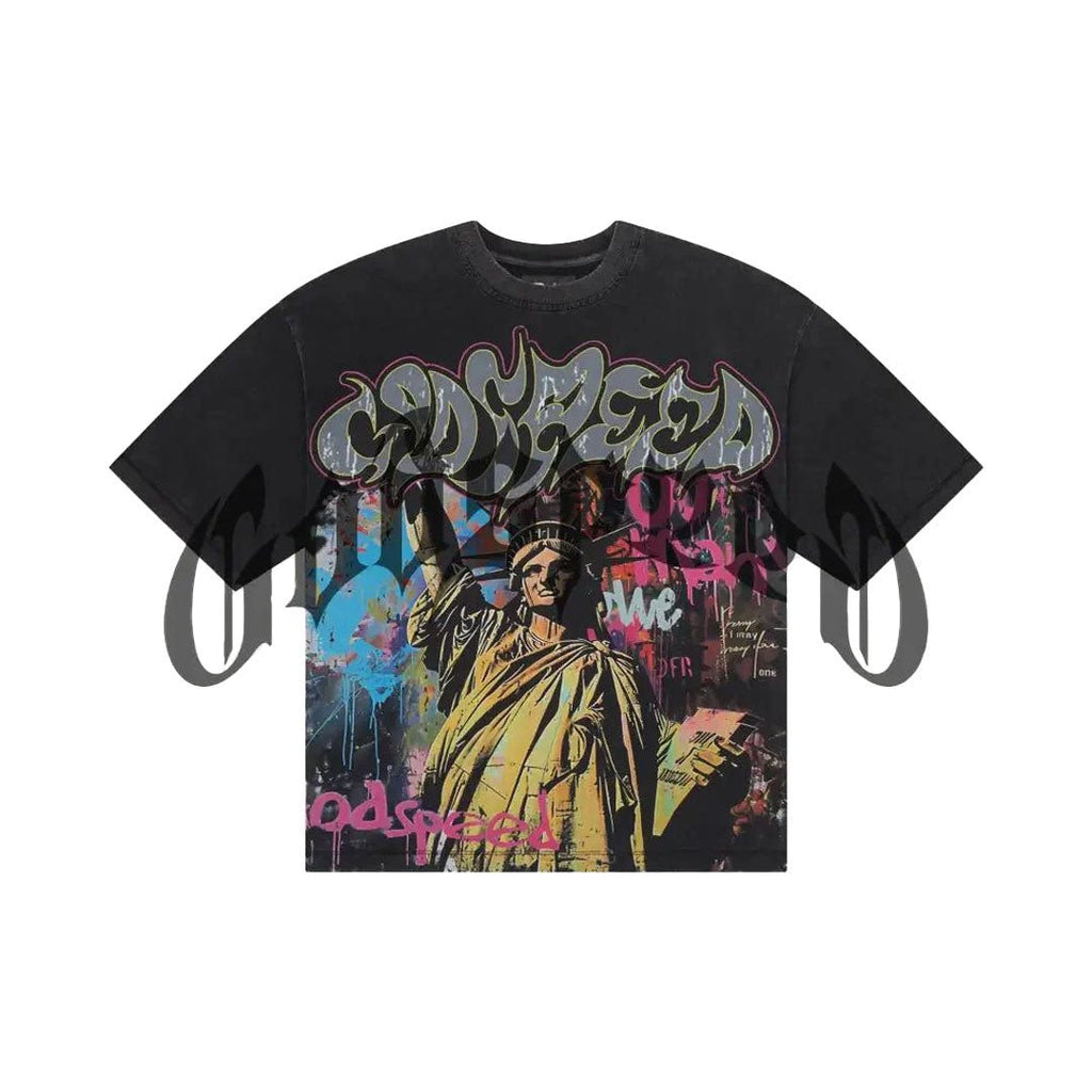 Godspeed Vandal Tee Black Wash by Godspeed - NWAHype 1 for streetwear T-Shirts in USA