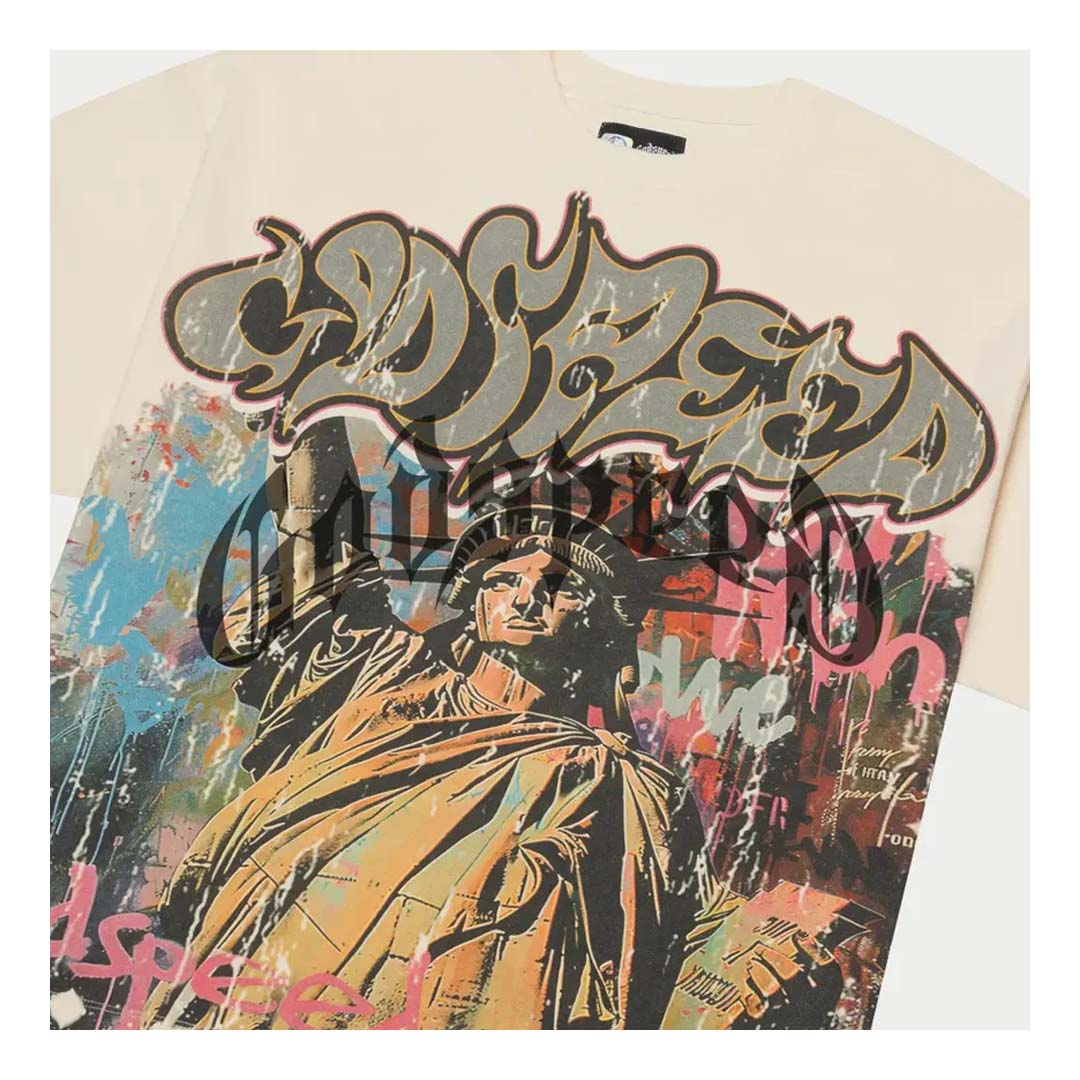 Godspeed Vandal Tee 'Bone' by Godspeed - NWAHype No.1 for streetwear T-Shirts in USA