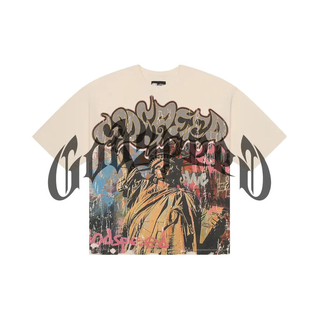Godspeed Vandal Tee 'Bone' by Godspeed - NWAHype No.1 for streetwear T-Shirts in USA