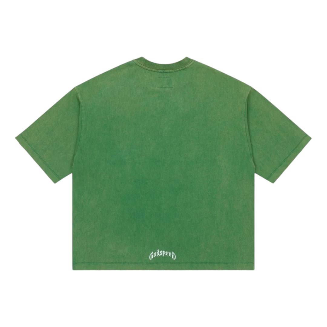 Godspeed Victor Crest Green Basic Tee by Godspeed - NWAHYPE No.1 for streetwear T-Shirts in USA