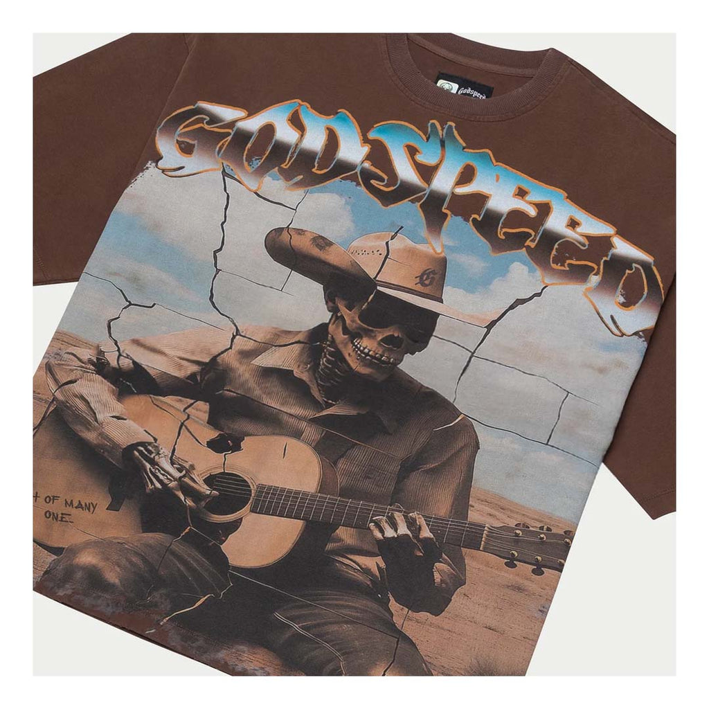 Godspeed Virtuoso Brown Tee by Godspeed - NWAHype 1 for streetwear T-Shirts in USA