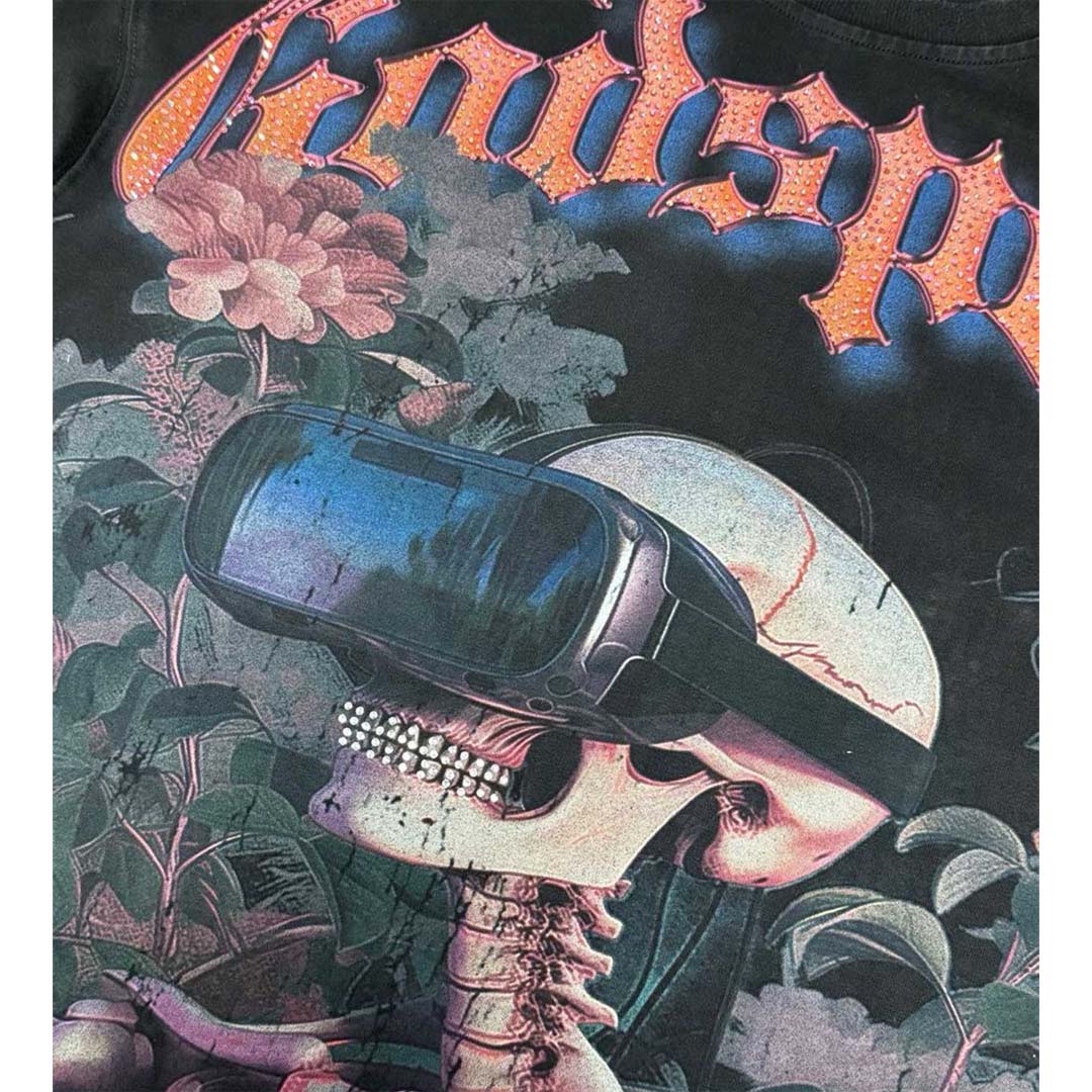 Godspeed Vision Flowers VVS Black Long Sleeve Tee by Godspeed - NWAHype 1 for streetwear T-Shirts in USA