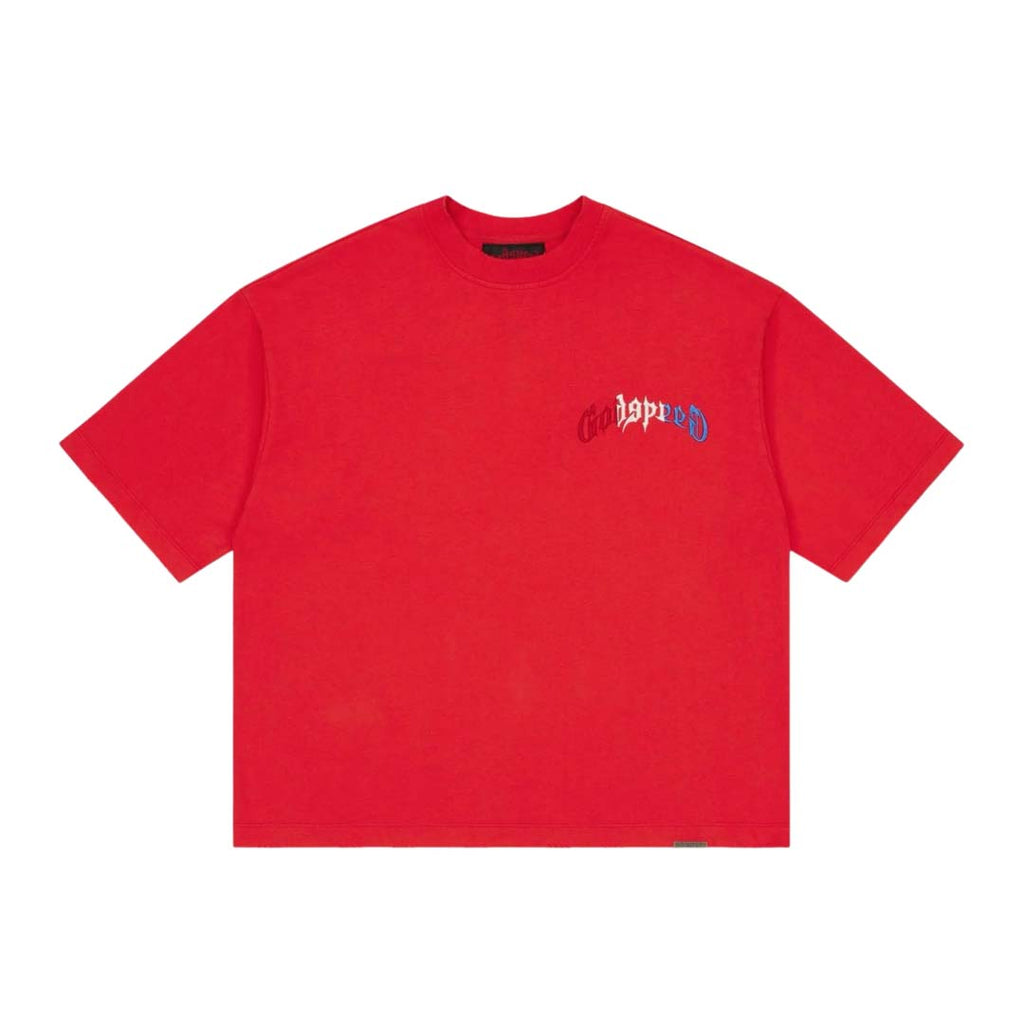 Godspeed Vital Necessi 4th Red Tee by Godspeed - NWAHYPE No.1 for streetwear T-Shirts in USA