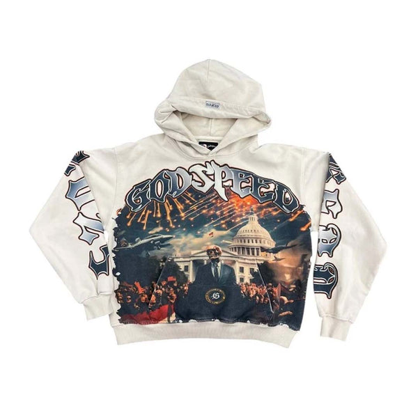 Godspeed V.O.D Hoodie Bone by Godspeed - NWAHYPE No.1 for streetwear Hoodies in USA