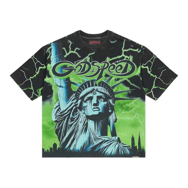 Godspeed Voltage Black Lime Tee by Godspeed - NWAHYPE No.1 for streetwear T-Shirts in USA