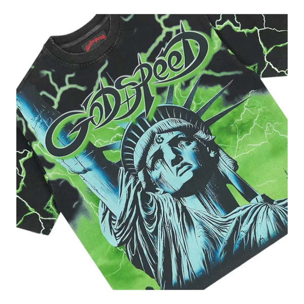 Godspeed Voltage Black Lime Tee by Godspeed - NWAHYPE No.1 for streetwear T-Shirts in USA